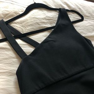 Asymmetrical Black DVF Dress